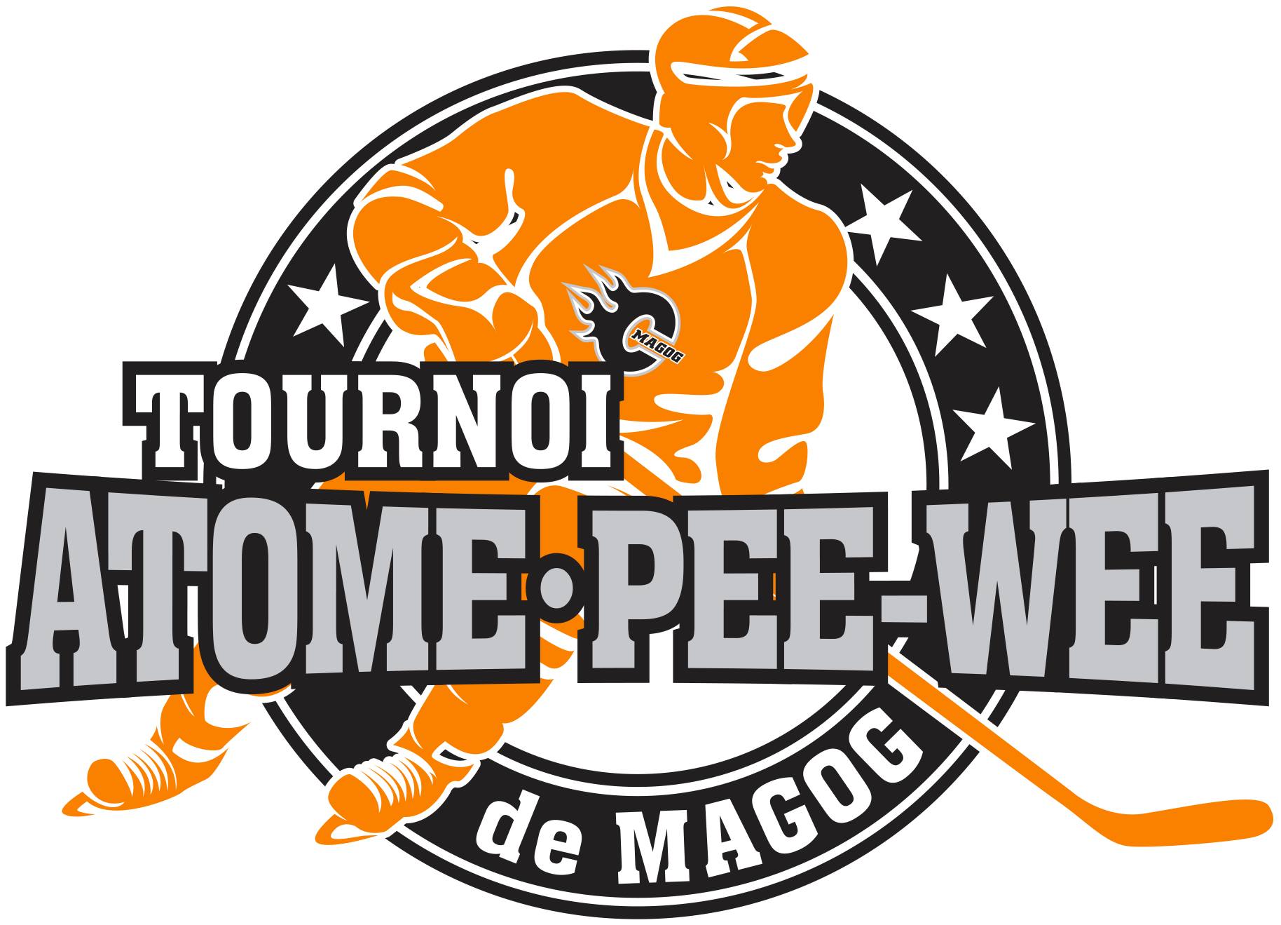 logo tournoi atome pee-wee de Magog